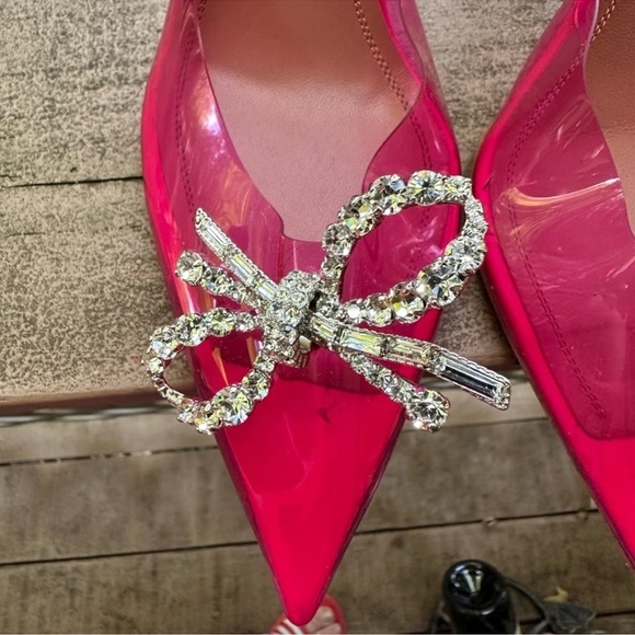 Amina Muaddi Rosie 110mm Crystal Embellished Pump - Picture 7 of 10